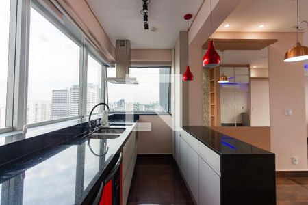 Cozinha  de kitnet/studio à venda com 1 quarto, 43m² em Centro, Osasco