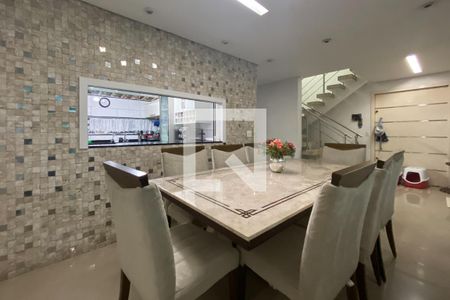 Sala de Jantar de casa à venda com 4 quartos, 183m² em Nova Gerty, São Caetano do Sul