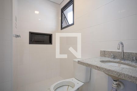 Banheiro de kitnet/studio para alugar com 1 quarto, 32m² em Centro, Osasco