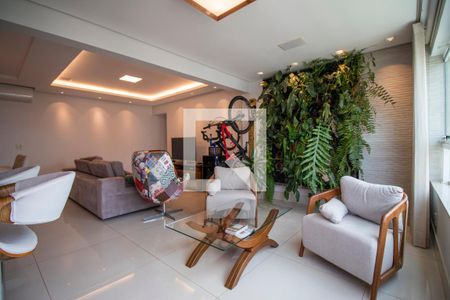 Varanda de apartamento para alugar com 2 quartos, 117m² em Jardim Goiás, Goiânia