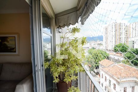 Varanda da Sala de apartamento para alugar com 3 quartos, 90m² em Maracanã, Rio de Janeiro