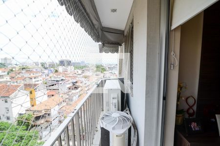 Varanda da Sala de apartamento para alugar com 3 quartos, 90m² em Maracanã, Rio de Janeiro