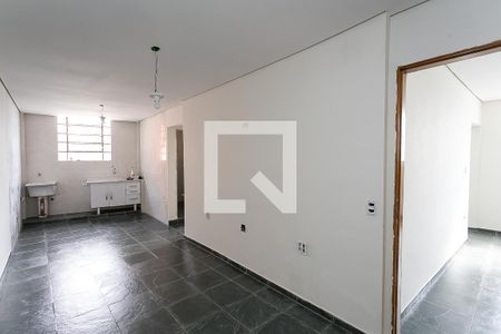 Sala / Cozinha / Serviço de kitnet/studio para alugar com 1 quarto, 45m² em Jardim Pedro Gonçalves, Taboão da Serra