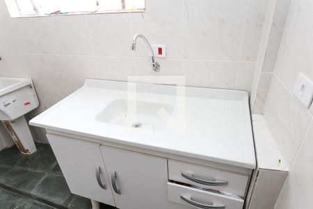 Sala / Cozinha / Serviço de kitnet/studio para alugar com 1 quarto, 45m² em Jardim Pedro Gonçalves, Taboão da Serra