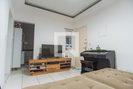 Sala de apartamento à venda com 2 quartos, 63m² em Campestre, Santo André