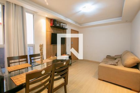 Sala de apartamento à venda com 2 quartos, 54m² em Alvorada, Contagem