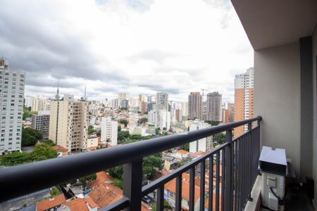 Varanda de kitnet/studio para alugar com 1 quarto, 29m² em Perdizes, São Paulo