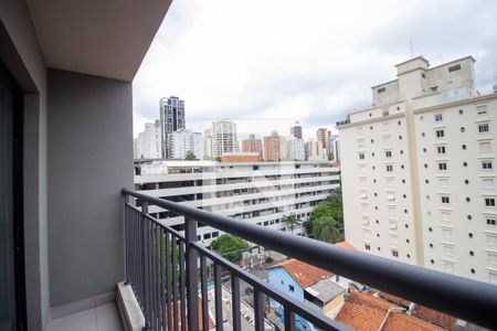 Varanda de kitnet/studio para alugar com 1 quarto, 29m² em Perdizes, São Paulo