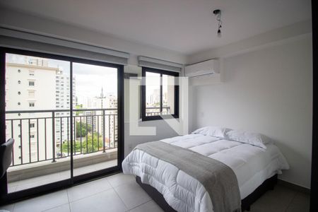 Quarto / Sala de kitnet/studio para alugar com 1 quarto, 29m² em Perdizes, São Paulo