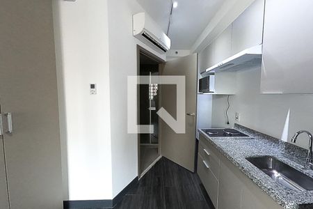 Cozinha de kitnet/studio para alugar com 1 quarto, 20m² em Santa Paula, São Caetano do Sul