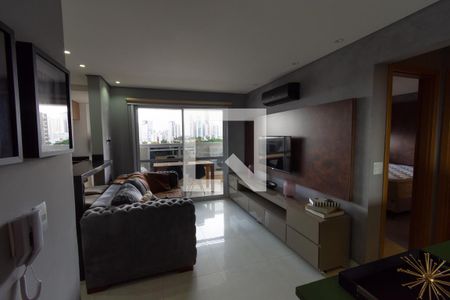 Sala de apartamento para alugar com 1 quarto, 48m² em Setor Marista, Goiânia