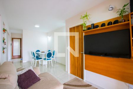 Sala de apartamento à venda com 2 quartos, 70m² em Vila Gilda, Santo André