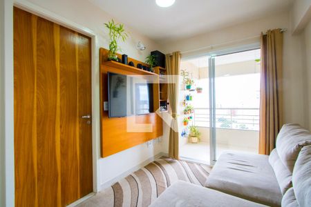 Sala de apartamento à venda com 2 quartos, 70m² em Vila Gilda, Santo André