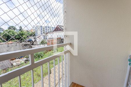 Varanda da sala  de apartamento para alugar com 2 quartos, 50m² em Centro, Diadema