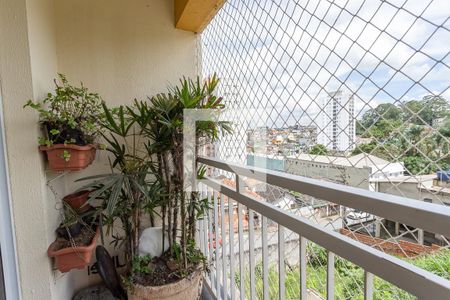 Varanda da sala  de apartamento para alugar com 2 quartos, 50m² em Centro, Diadema