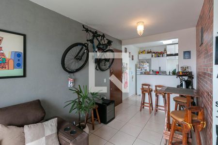 Sala de apartamento para alugar com 2 quartos, 53m² em Engenho Nogueira, Belo Horizonte