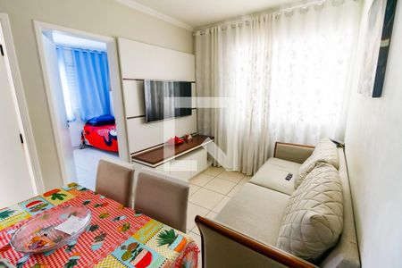 Sala de apartamento à venda com 3 quartos, 58m² em Parque Marabá, Taboão da Serra