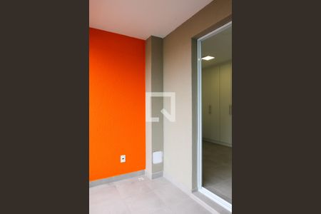 Varanda da Sala de kitnet/studio para alugar com 1 quarto, 35m² em Vila São Pedro, Santo André