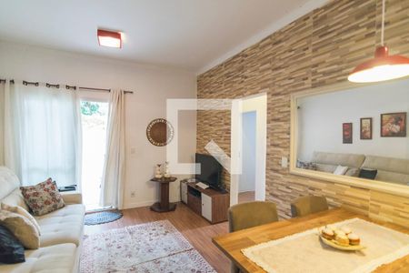 Sala de apartamento à venda com 3 quartos, 134m² em Vila Alzira, Santo André