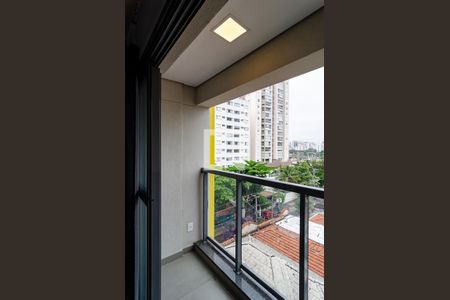 Varanda de kitnet/studio para alugar com 1 quarto, 27m² em Vila Clementino, São Paulo