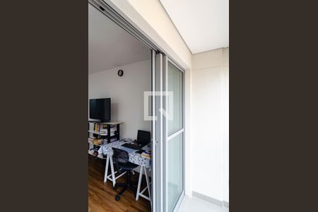 Varanda de kitnet/studio para alugar com 1 quarto, 27m² em Vila Clementino, São Paulo