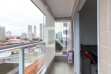 Varanda de apartamento para alugar com 2 quartos, 60m² em Nova Mirim, Praia Grande