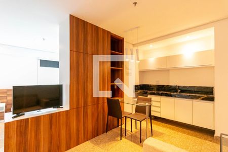 Sala/Cozinha de apartamento à venda com 1 quarto, 25m² em Estoril, Belo Horizonte