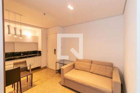 Sala/Cozinha de apartamento à venda com 1 quarto, 25m² em Estoril, Belo Horizonte