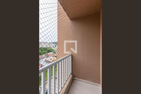 Varanda da Sala de apartamento para alugar com 2 quartos, 48m² em Vila João Ramalho, Santo André