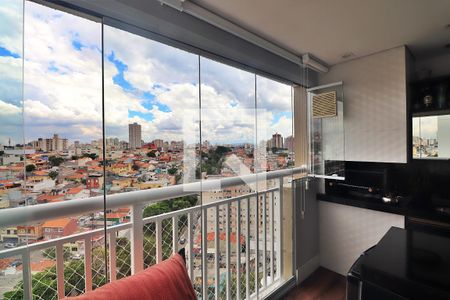 Varanda gourmet de apartamento à venda com 2 quartos, 72m² em Campestre, Santo André