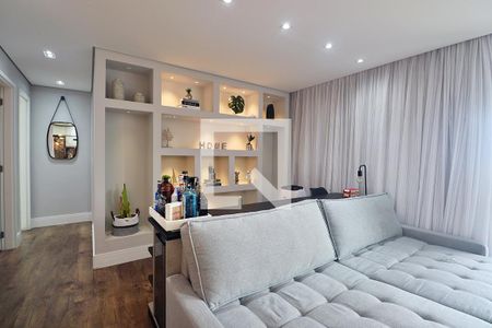 Sala de apartamento à venda com 2 quartos, 72m² em Campestre, Santo André