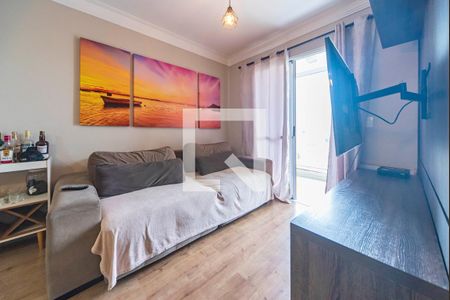 Sala de apartamento à venda com 3 quartos, 73m² em Vila Helena, Santo André