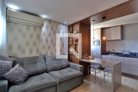 Sala de apartamento à venda com 2 quartos, 54m² em Jardim, Santo André