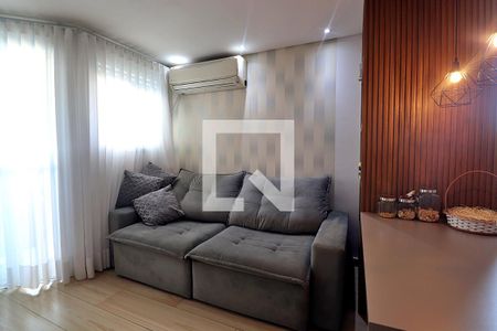 Sala de apartamento à venda com 2 quartos, 54m² em Jardim, Santo André