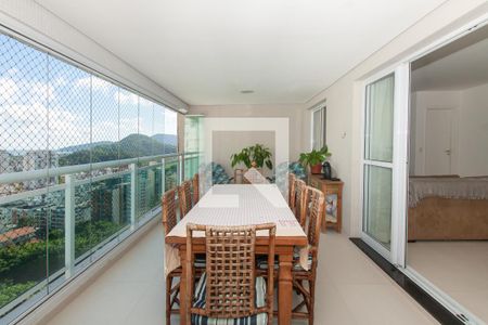 Varanda de apartamento para alugar com 3 quartos, 134m² em Vila Luis Antônio, Guarujá