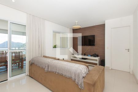 Sala de apartamento para alugar com 3 quartos, 134m² em Vila Luis Antônio, Guarujá