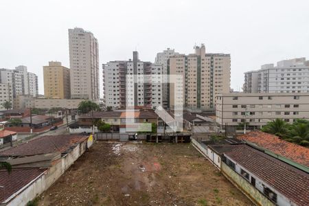 Vista da sala de apartamento para alugar com 1 quarto, 44m² em Aviação, Praia Grande