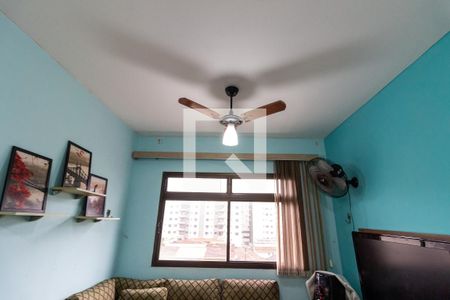 Detalhe da sala de apartamento para alugar com 1 quarto, 44m² em Aviação, Praia Grande