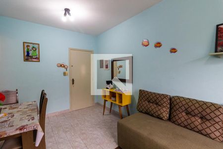 Sala de apartamento para alugar com 1 quarto, 44m² em Aviação, Praia Grande