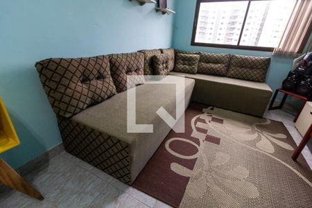 Detalhe da sala de apartamento para alugar com 1 quarto, 44m² em Aviação, Praia Grande