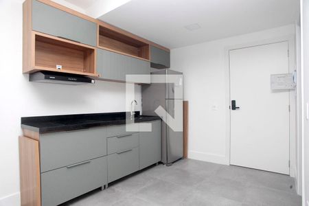 Studio - Cozinha de kitnet/studio para alugar com 1 quarto, 27m² em Centro Histórico, Porto Alegre