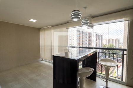 Varanda da Sala de apartamento para alugar com 4 quartos, 106m² em Jardim Flor da Montanha, Guarulhos