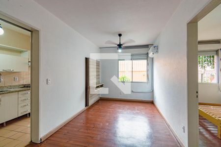 Sala de apartamento para alugar com 1 quarto, 38m² em Centro, Canoas