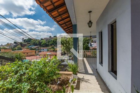 Varanda da Sala de casa à venda com 4 quartos, 335m² em Alto Caiçaras, Belo Horizonte