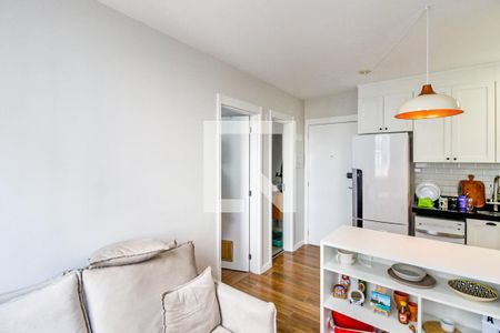 Sala de apartamento para alugar com 2 quartos, 33m² em Santo Amaro, São Paulo