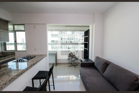 Sala de apartamento para alugar com 1 quarto, 42m² em Centro, Belo Horizonte