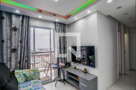 Sala de apartamento para alugar com 3 quartos, 64m² em Utinga, Santo André