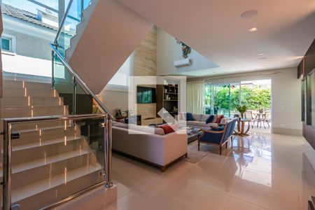 Sala de casa de condomínio à venda com 4 quartos, 470m² em Alphaville Conde Ii, Barueri