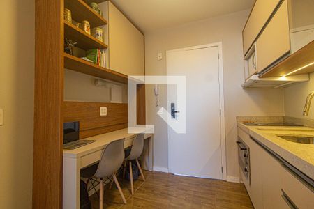 Cozinha de kitnet/studio para alugar com 1 quarto, 32m² em Centro, Curitiba