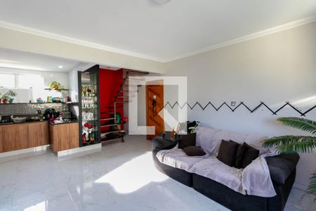 Sala de apartamento à venda com 4 quartos, 172m² em Alto dos Pinheiros, Belo Horizonte